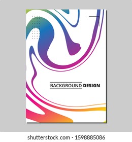 Colorfull Marble Liquid Background, Poster, flyer, banner