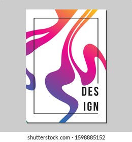 Colorfull Marble Liquid Background, Poster, flyer, banner