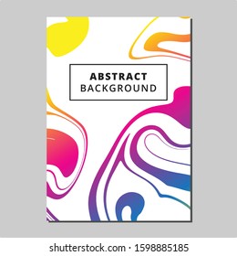 Colorfull Marble Liquid Background, Poster, flyer, banner