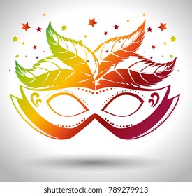 colorfull mask mardi gras carnival