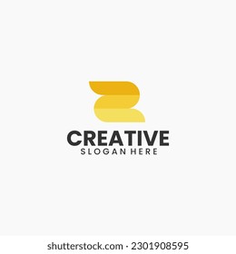 Colorfull modern logo concept, vector creative logo design for your brand identit or other, simple logo