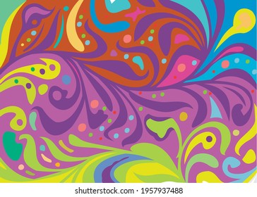 Colorfull ornaments pattern  graphic background
