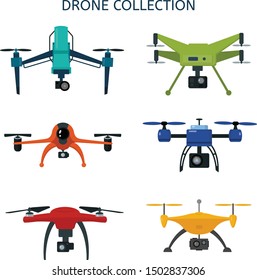 colorfull pack modern drones collection