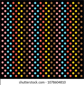 colorfull polkadot background pattern