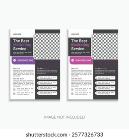 colorfull  poster or leaflet deisgn for corporate business, One pate template