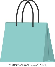 estilo de vetor de saco de compras colorido