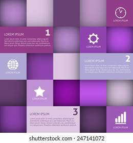 Colorfull square background. Vector illustration.