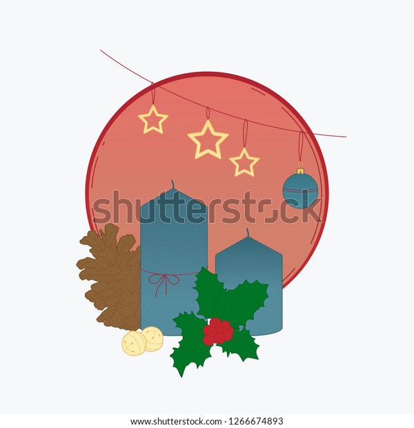 Colorfull Vector Illustrations Hugge Stile Isolated Stock Vector ...