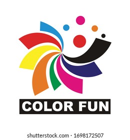 colorfull vector logo design - illustration