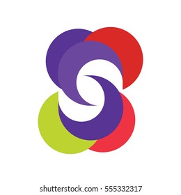 Colorfull Vector Logo Icon Element