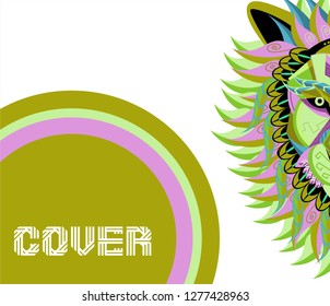 Colorfully Lion. Lion Logo. Creative Artwork - Vector 