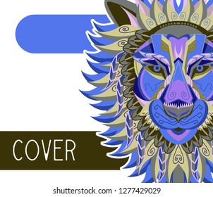 Colorfully Lion. Lion Logo. Creative Artwork - Vector 