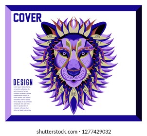 Colorfully Lion. Lion Logo. Creative Artwork - Vector 