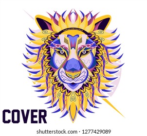 Colorfully Lion. Lion Logo. Creative Artwork - Vector 