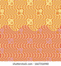 Colorful-monochrome wavy, zig-zag, curvy, criss-cross intersected, interlocked, interlace lines abstract texture, pattern