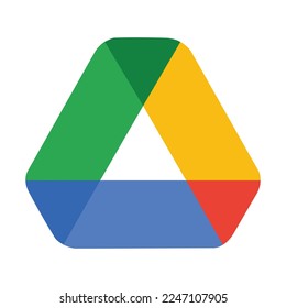 plantilla de vector de logotipo de triángel de color