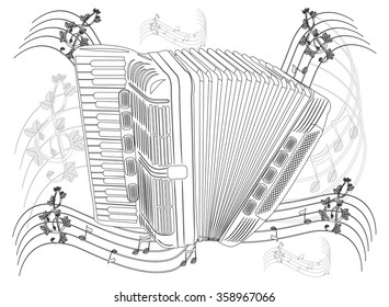 Coloring - Accordion