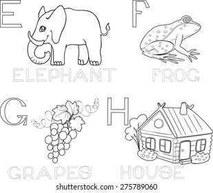 Coloring alphabet
