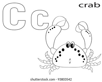 Coloring Alphabet for Kids,C