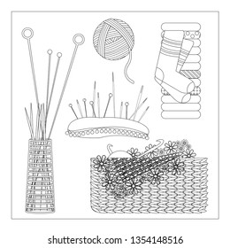 coloring  basket needle bar