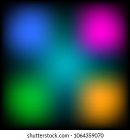 coloring blurred spot background