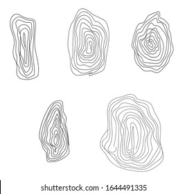 coloring book for adults antistress. fingerprints. the maze. black and white picture on a white background. child play detective. vector eps 10. designation of mountains and plains on the maps