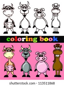 Coloring book of animals