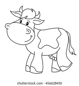 8,039 Coloring book cow Images, Stock Photos & Vectors | Shutterstock