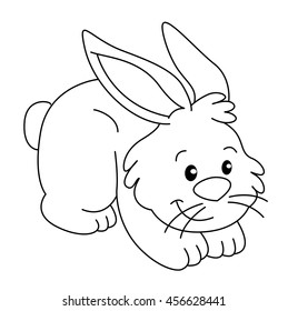 Download Rabbit Coloring High Res Stock Images Shutterstock