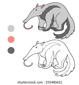 Coloring book (anteater)