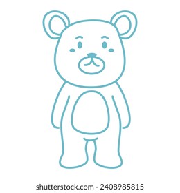 libro de coloreado con ilustración de oso