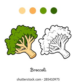Coloring book (broccoli)
