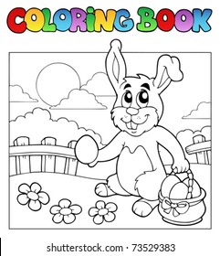 11,958 Bunny Coloring Book Images, Stock Photos & Vectors | Shutterstock