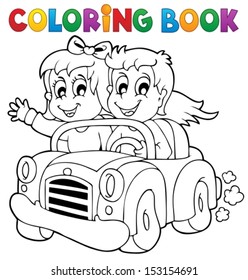 10,043 Car cartoon coloring book Images, Stock Photos & Vectors ...