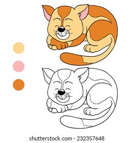 Coloring book (cat)