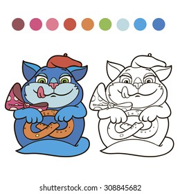 Coloring book (cat) 
