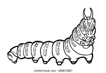 Coloring book: Caterpillar