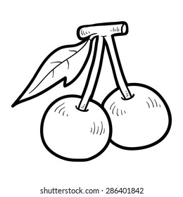 Coloring book (cherries)