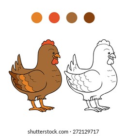 Coloring book (chicken)