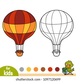 Coloring book for children, Balloon