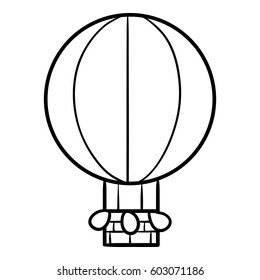 Coloring book for children, Balloon