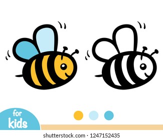 Coloring book for children, Bee