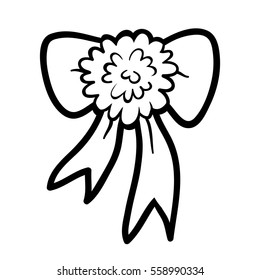 Coloring book for children, Bow