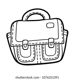 Coloring book for children, Briefcase