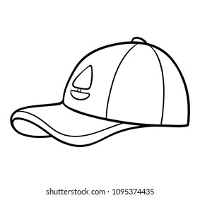 Coloring book for children, Cap