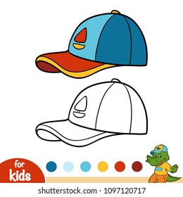 Coloring book for children, Cap