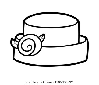 Coloring book for children, cartoon headwear, Bumper brim hat