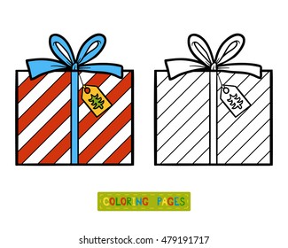 Coloring book for children, Christmas Gift