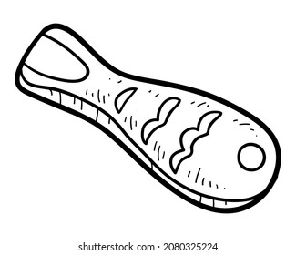Coloring book for children, Cookie, fish shape