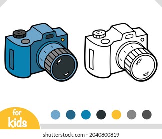 Coloring book for children, Digital camera